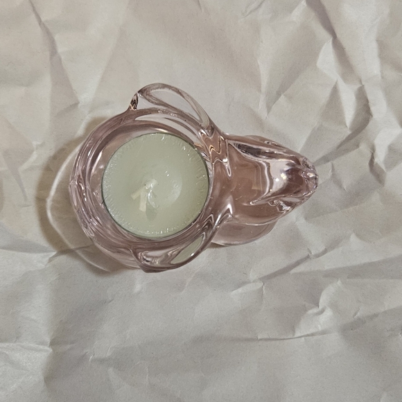 Glass Rabbit Figurine - Pink - Picture 4 of 4